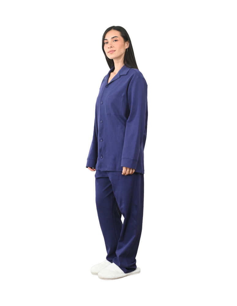 Pyjama mixte à chemise + pantalon YALE