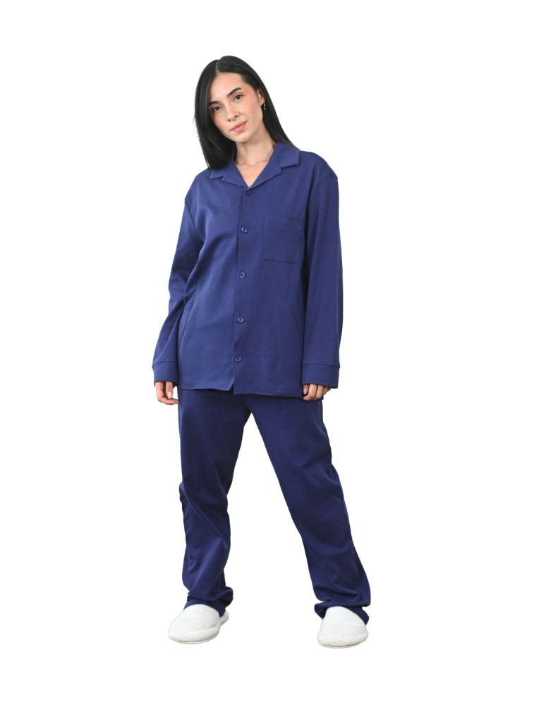 Pyjama mixte à chemise + pantalon YALE