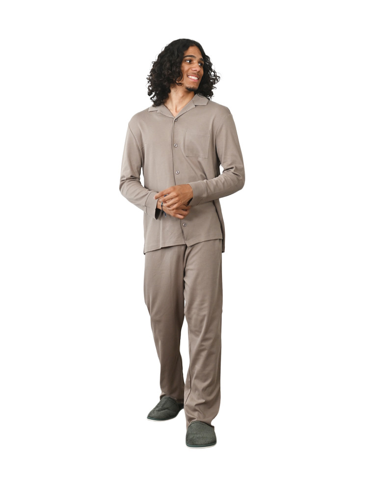 Pyjama mixte à chemise + pantalon YALE