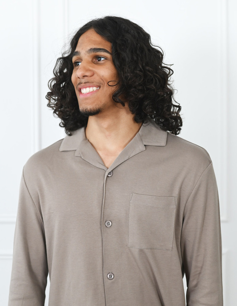 Pyjama mixte à chemise + pantalon YALE