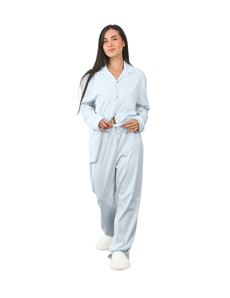 Pyjama mixte à chemise + pantalon YALE