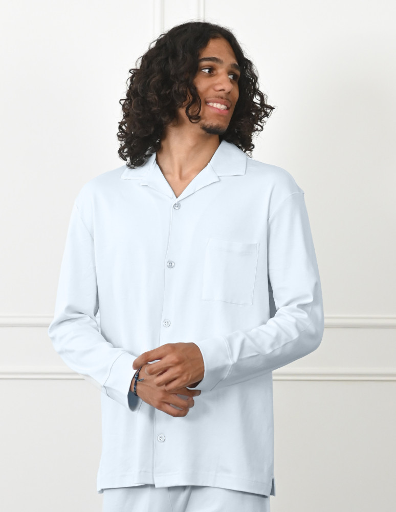 Pyjama mixte à chemise + pantalon YALE