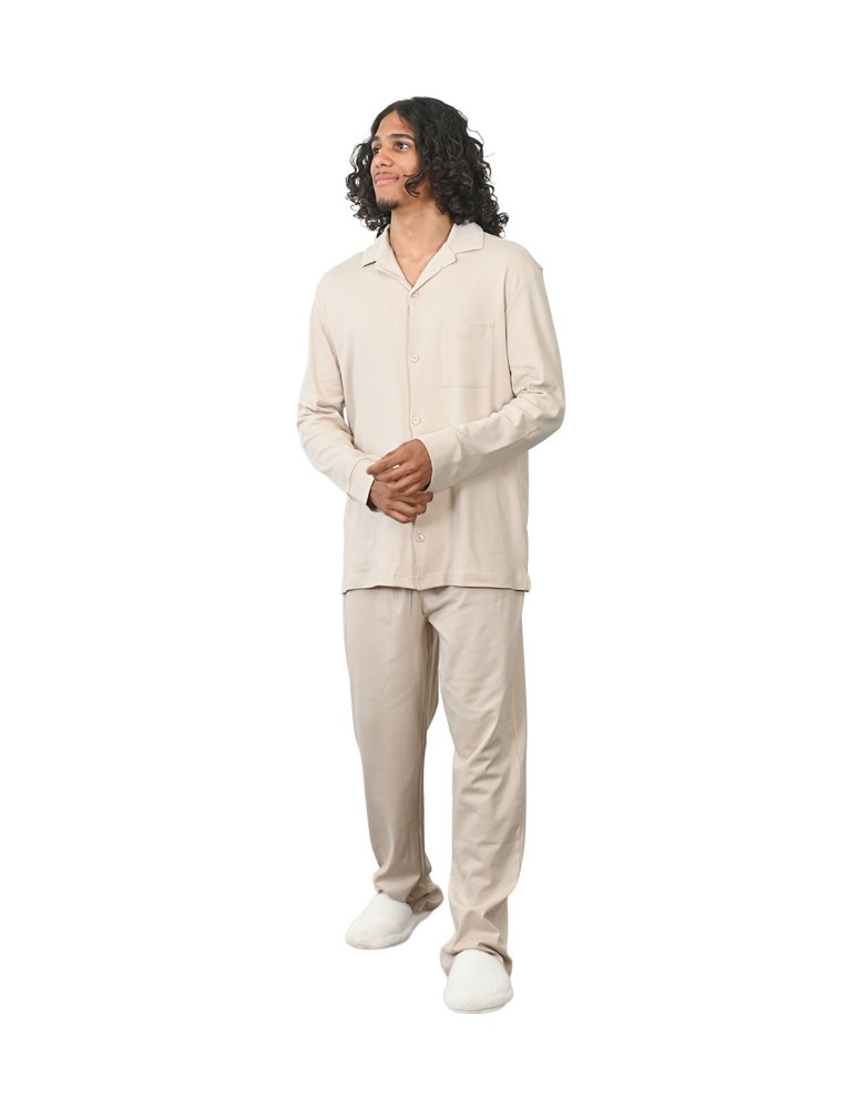Pyjama mixte à chemise + pantalon YALE