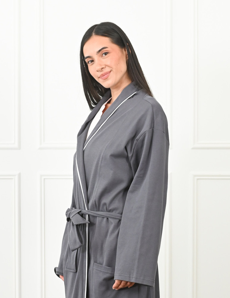 Robe de chambre mixte en jersey OXFORD