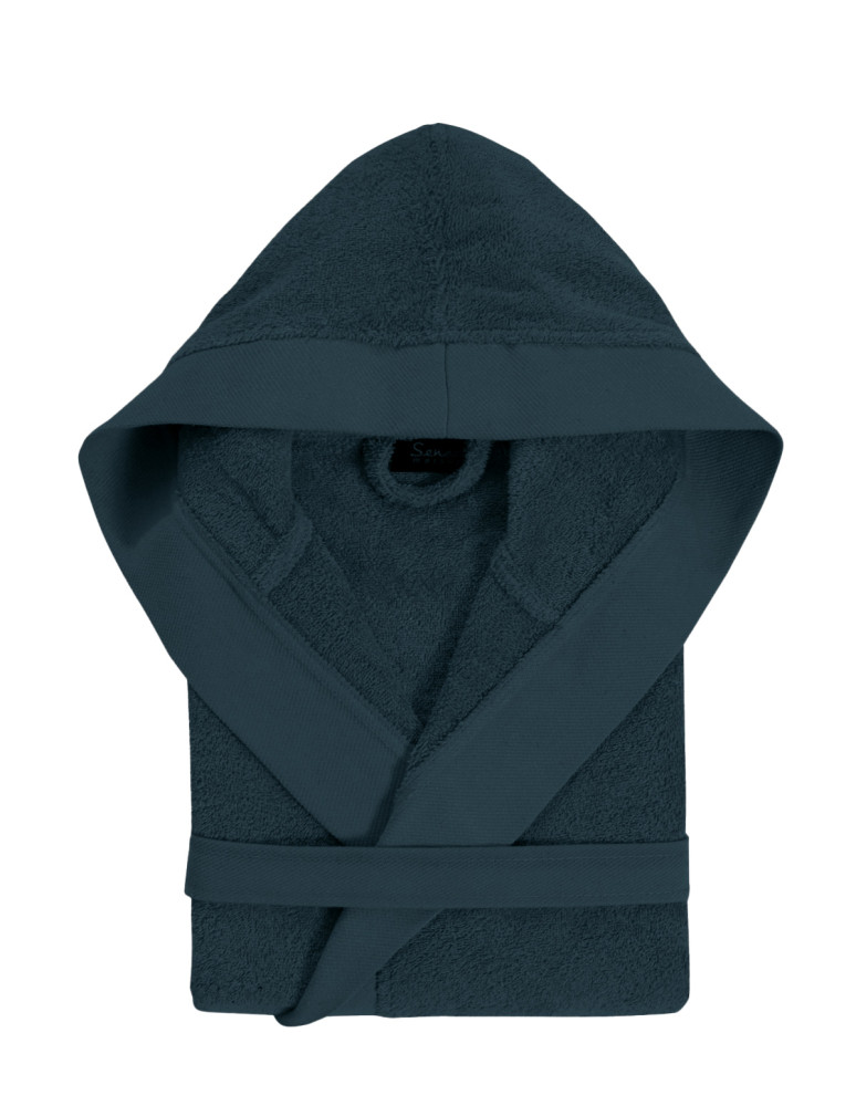 Peignoir mixte à capuche uni 420 g/m²...