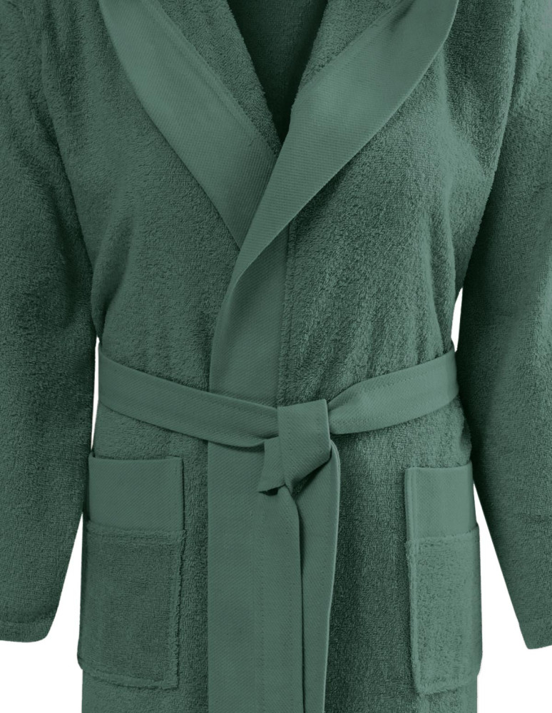 Peignoir mixte à capuche uni 420 g/m²...