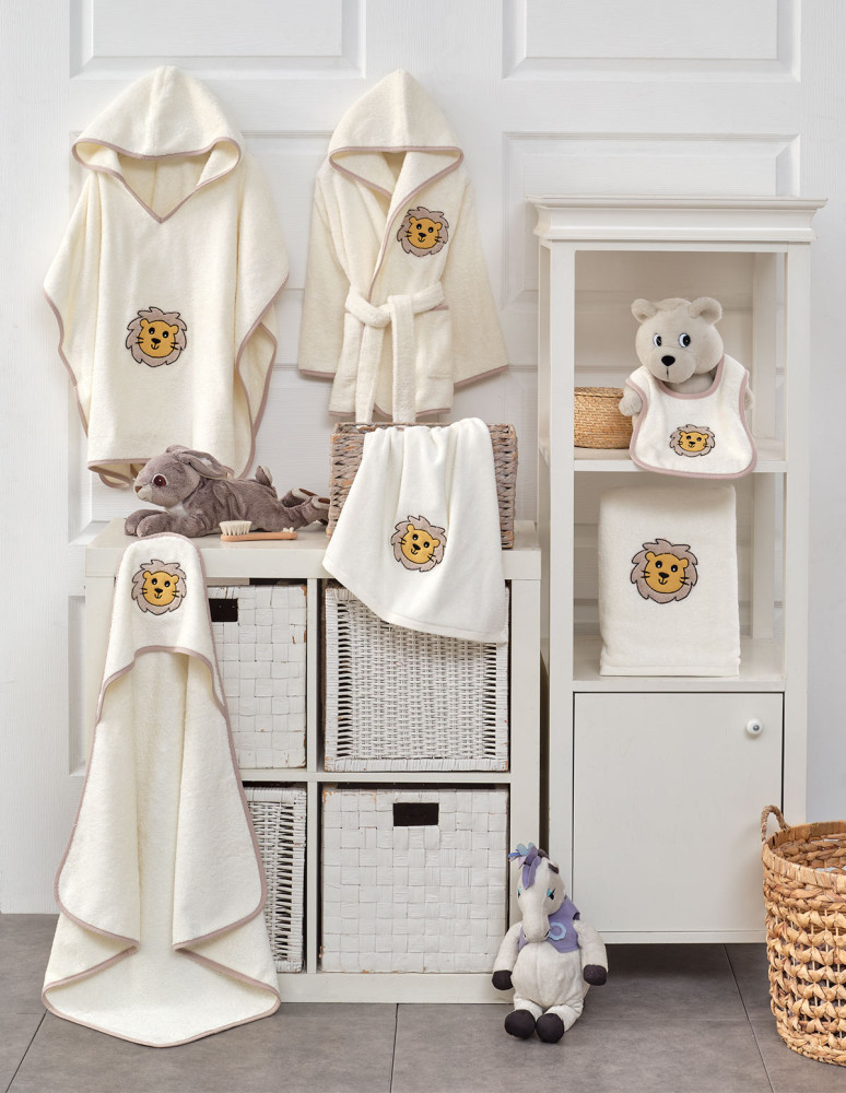 Lot de 2 bavoirs THEO LE LION