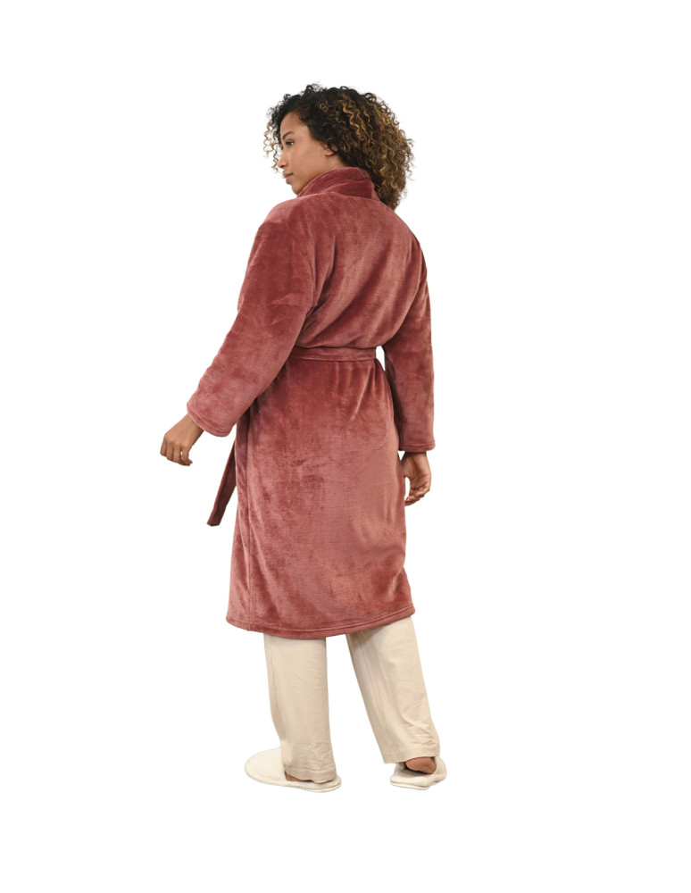 Peignoir mixte polaire chaud doublé...