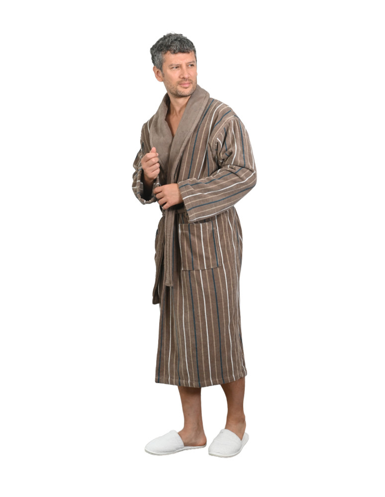 Peignoirs col châle Jacquard 420gr/m²...