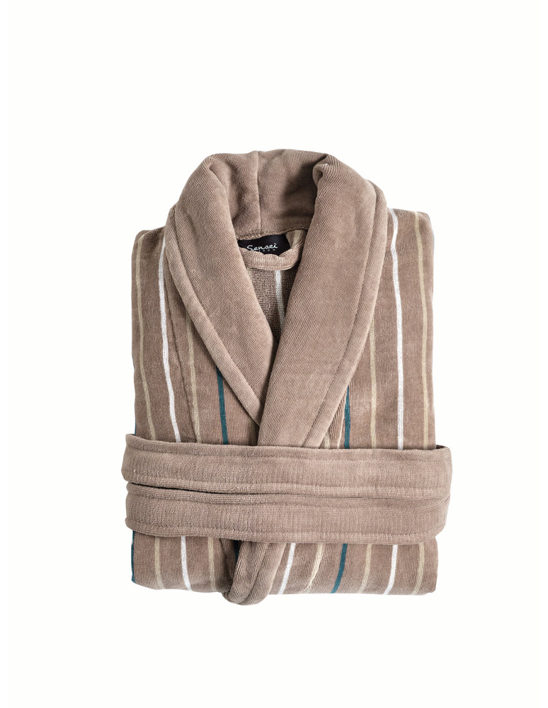 Peignoirs col châle Jacquard 420gr/m²...