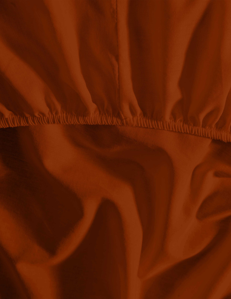 Drap housse en coton lavé biologique...