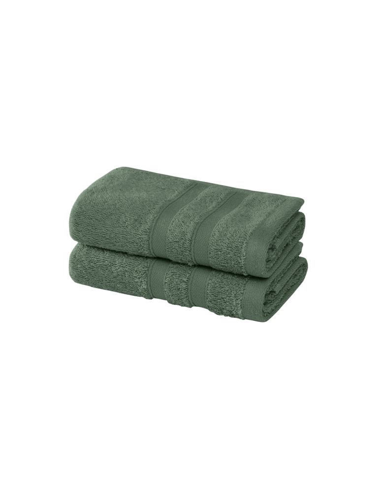 Lot 2 serviettes invité en coton...