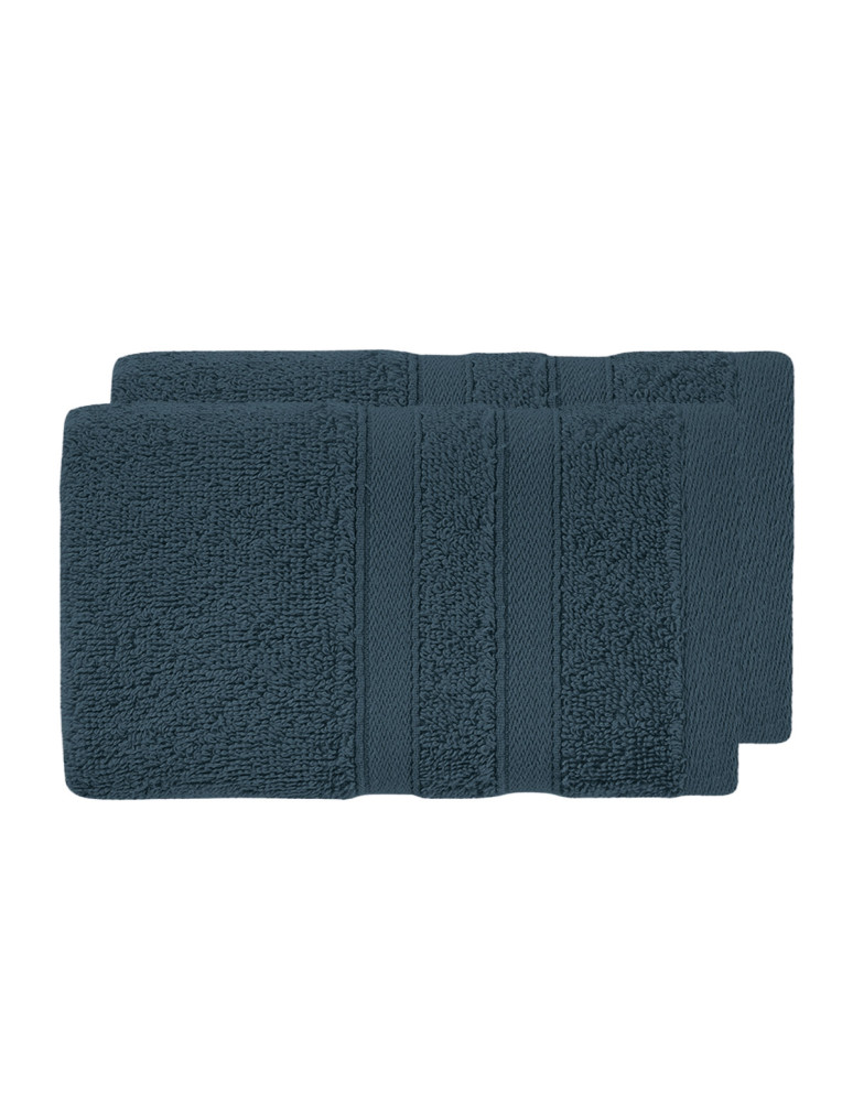 Lot 2 serviettes invité en coton...