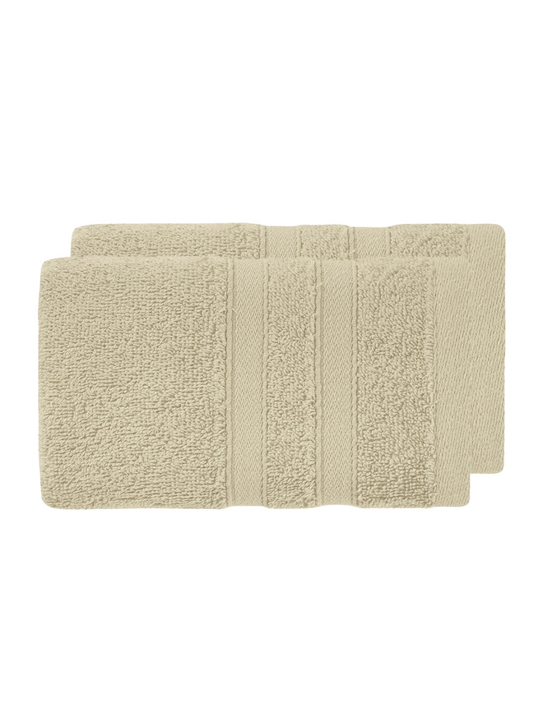 Lot 2 serviettes invité en coton...