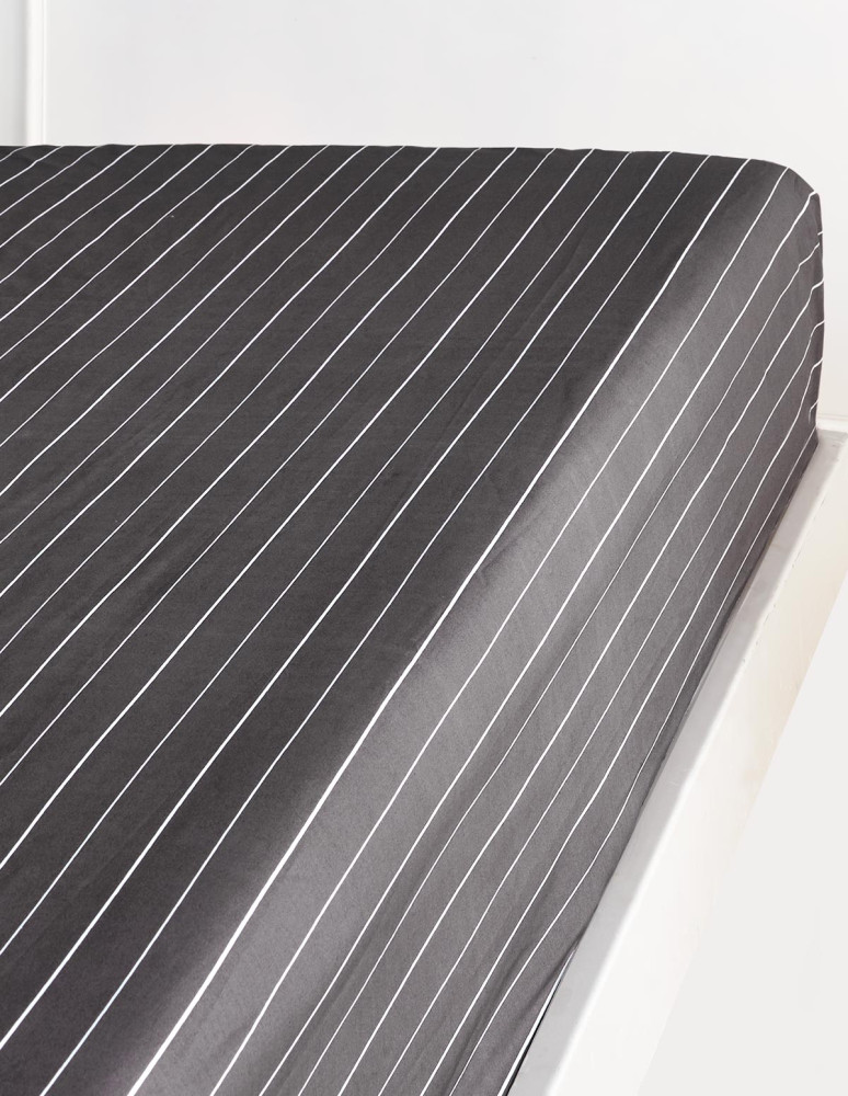 Drap housse en percale de coton...