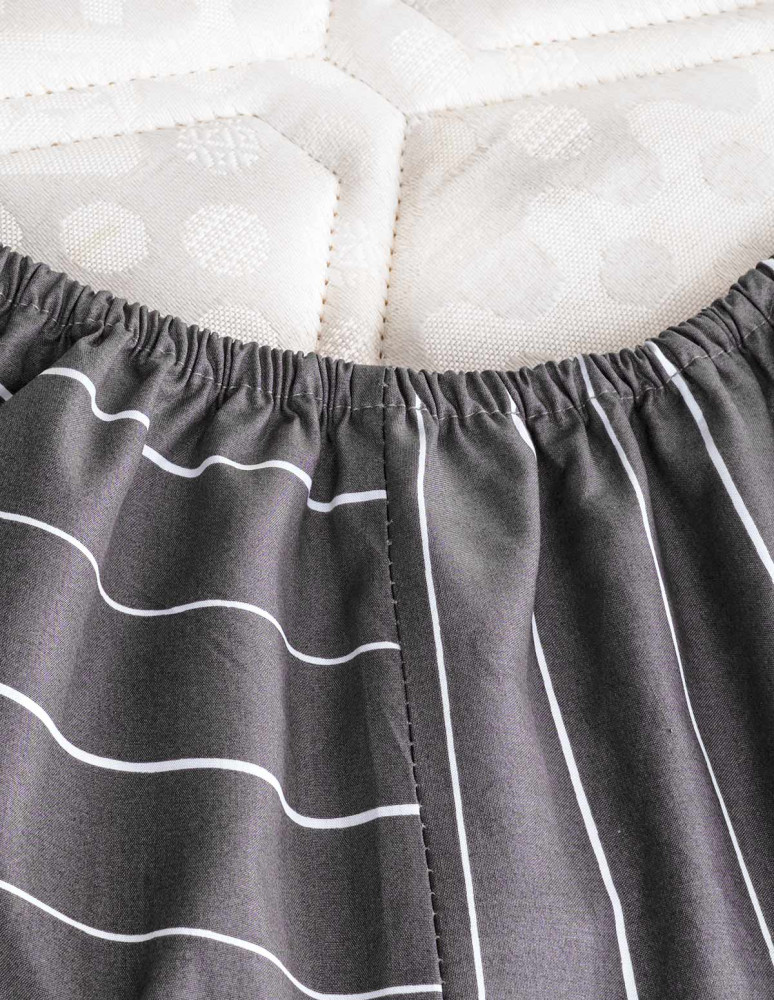 Drap housse en percale de coton...