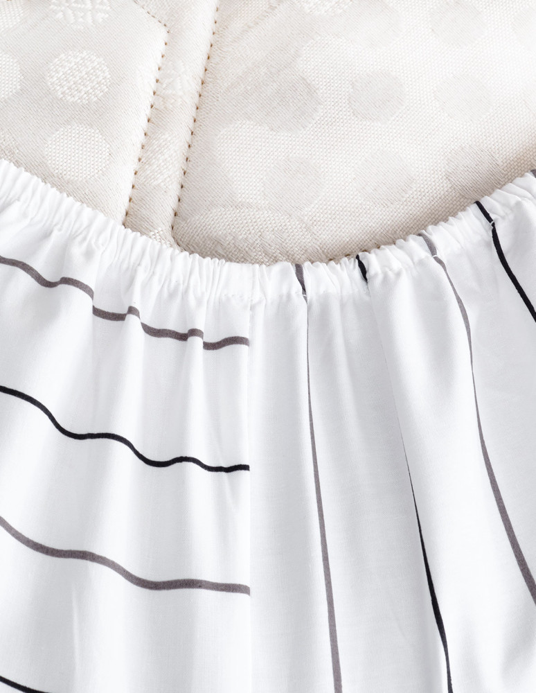 Drap housse en percale de coton...