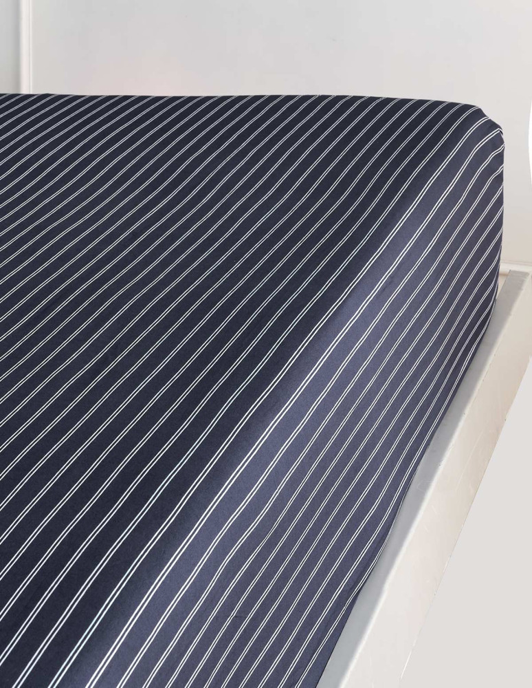 Drap housse en percale de coton...