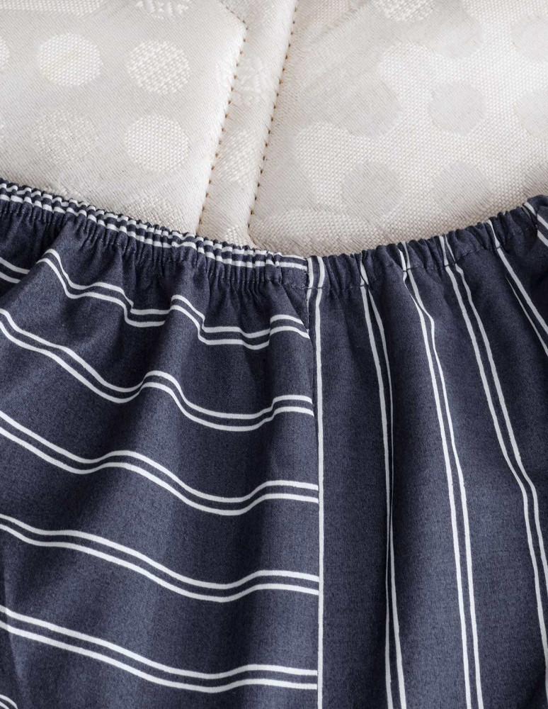 Drap housse en percale de coton...