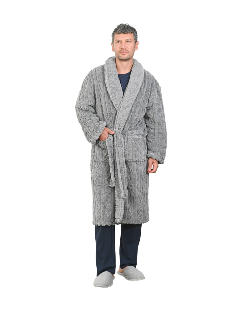 Peignoir polaire mixte doux et chaux...