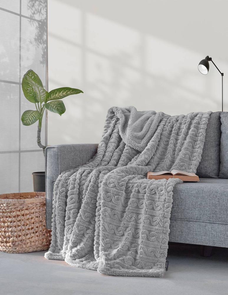 Plaid polaire doux & chaud WARM WOOL