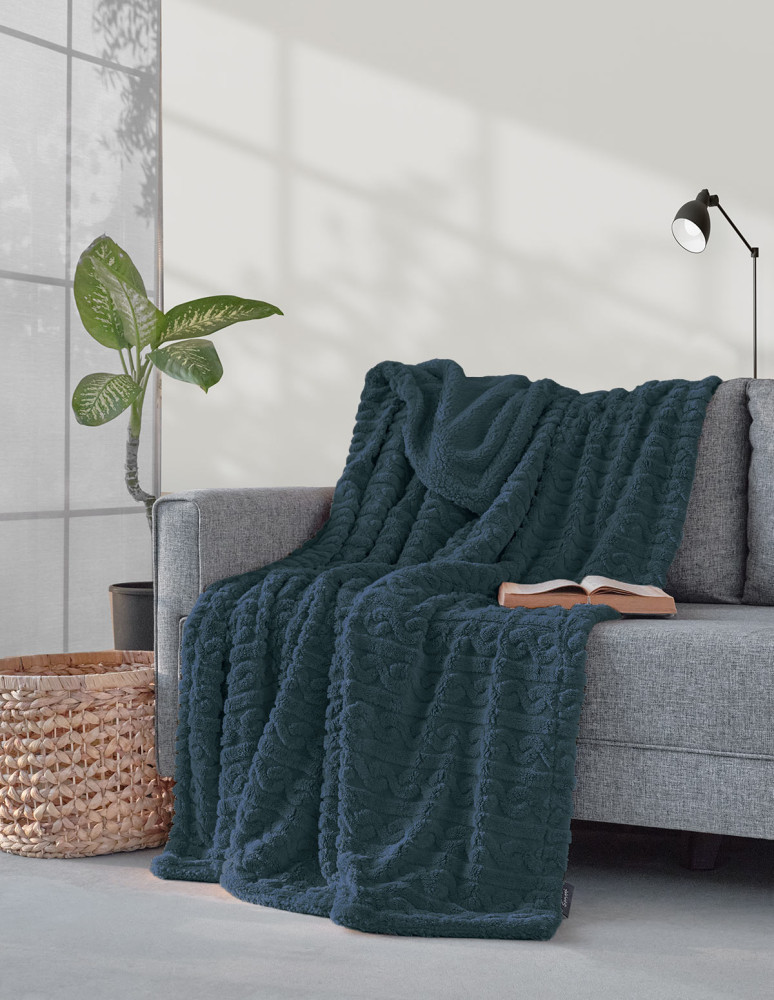 Plaid polaire doux & chaud WARM WOOL