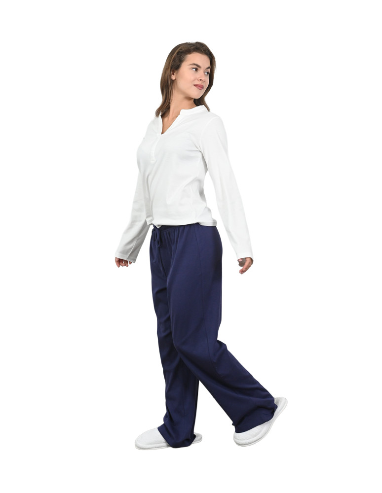 Pyjama femme t-shirt manches longues...