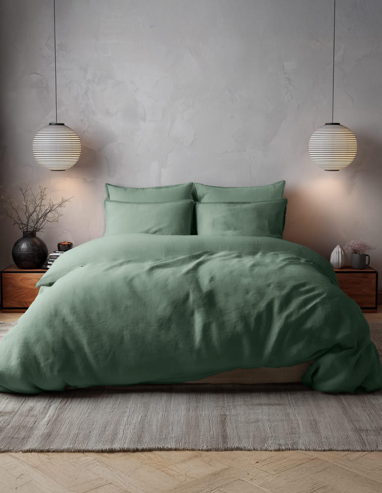 Parure housse de couette percale...