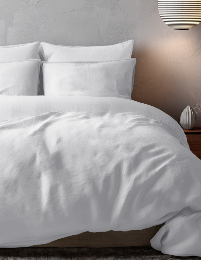 Parure housse de couette percale...