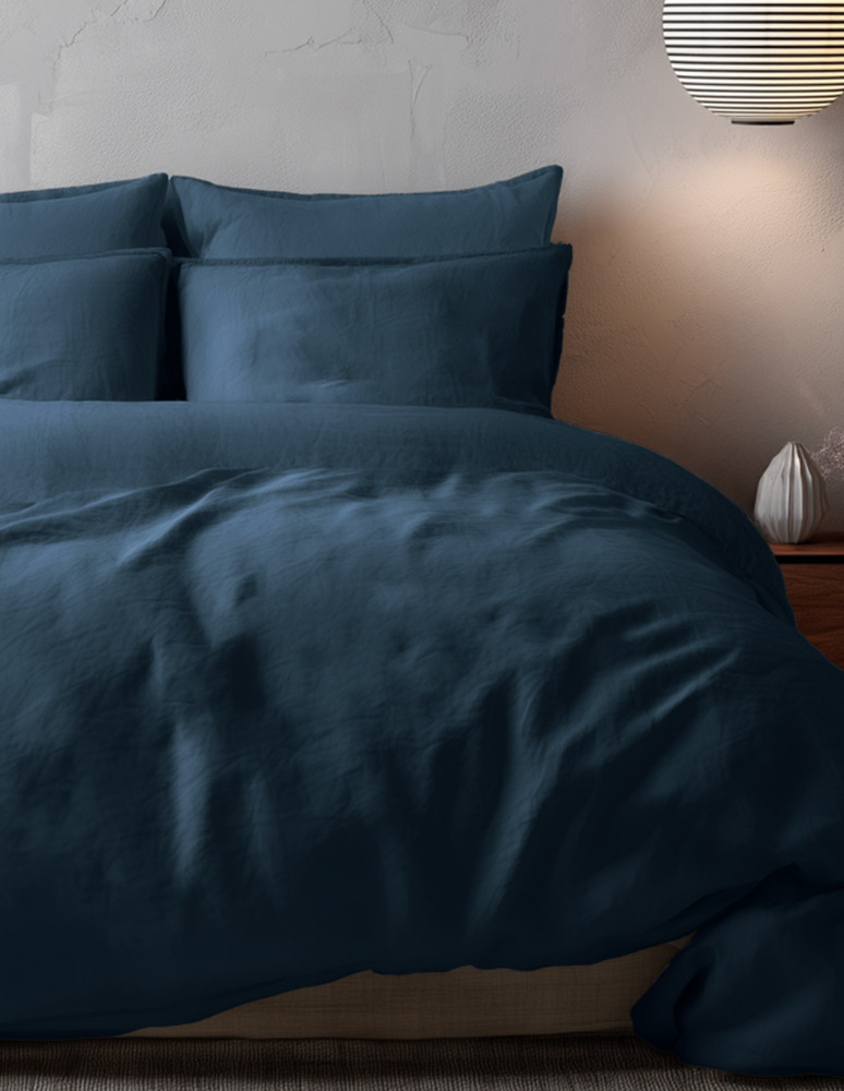 Parure housse de couette percale...