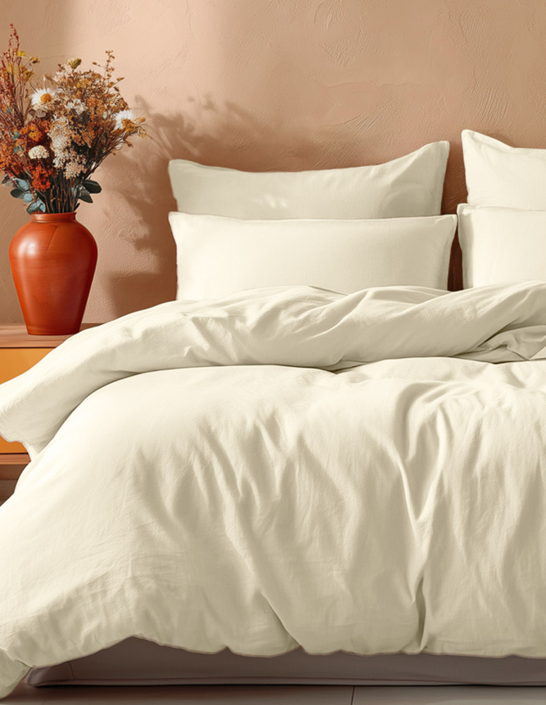 Parure housse de couette avec 2 taies...