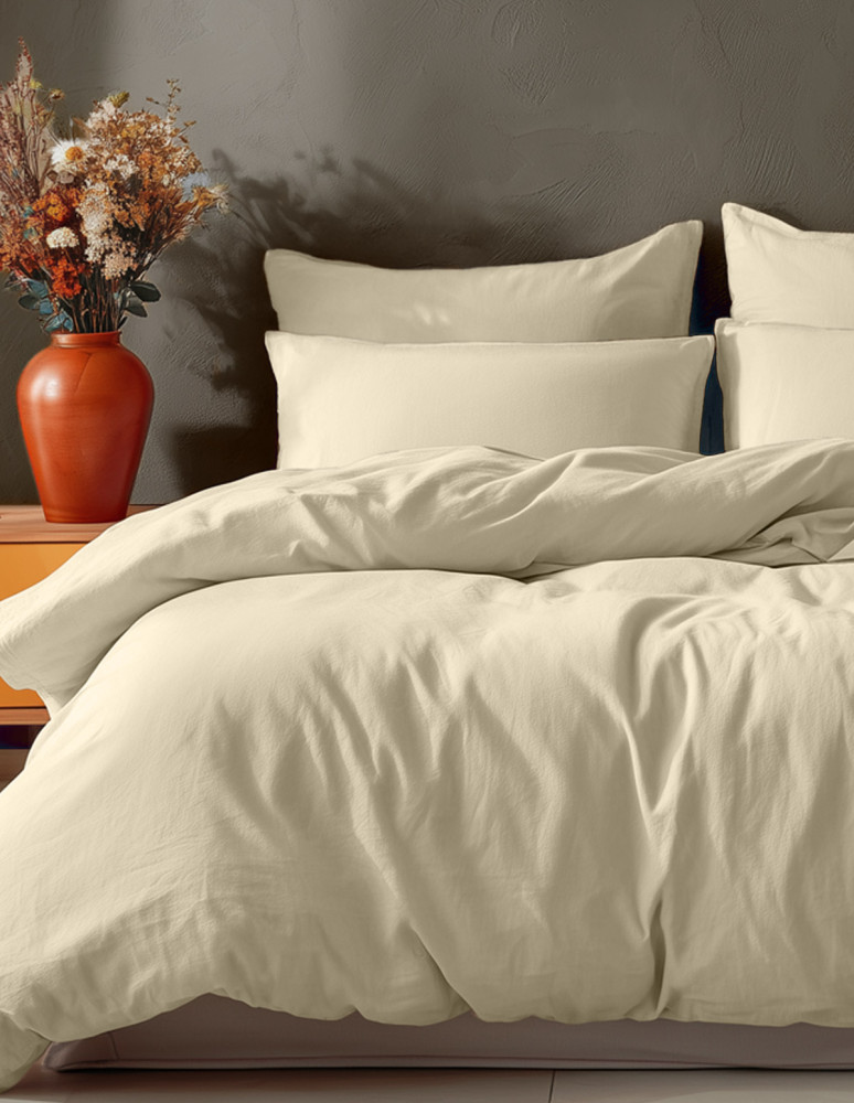 Parure housse de couette avec 2 taies...