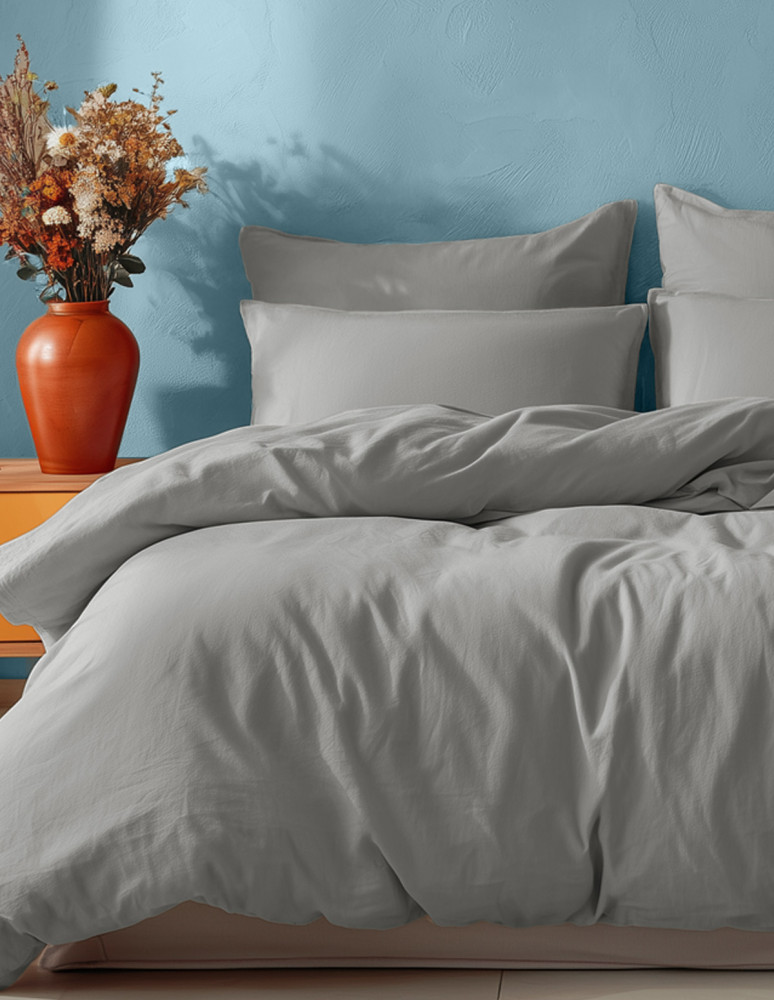 Parure housse de couette avec 2 taies...