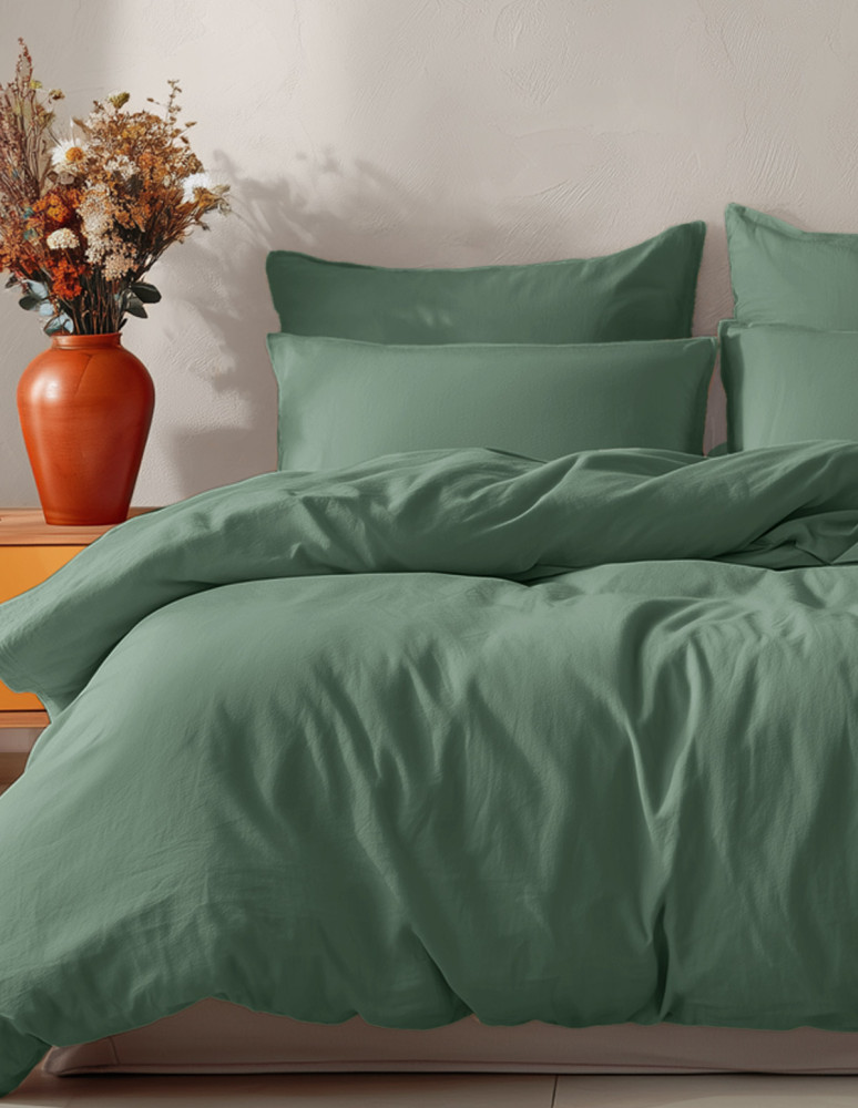 Parure housse de couette avec 2 taies...