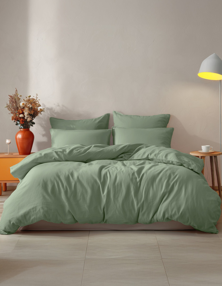 Parure housse de couette avec 2 taies...