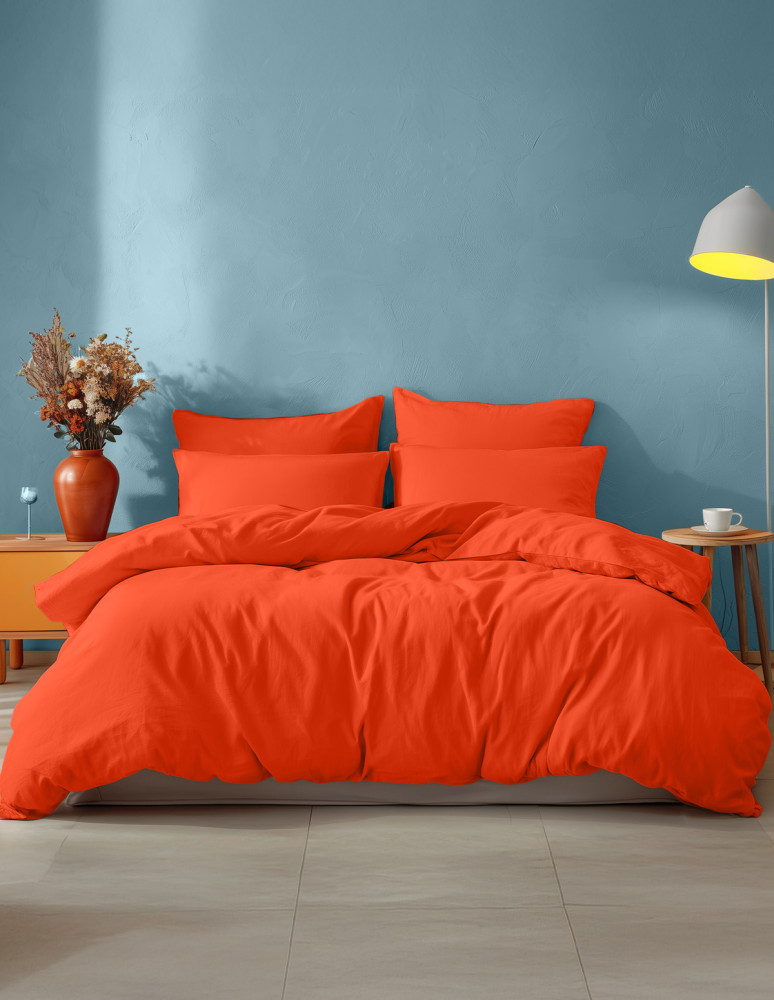 Parure housse de couette avec 2 taies...