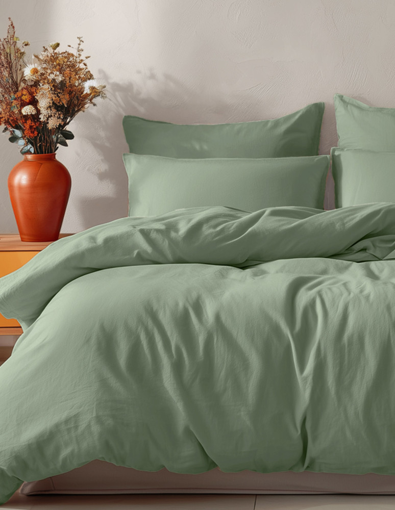 Parure housse de couette avec 2 taies...