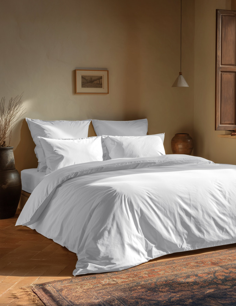Housse de couette en coton lavé...