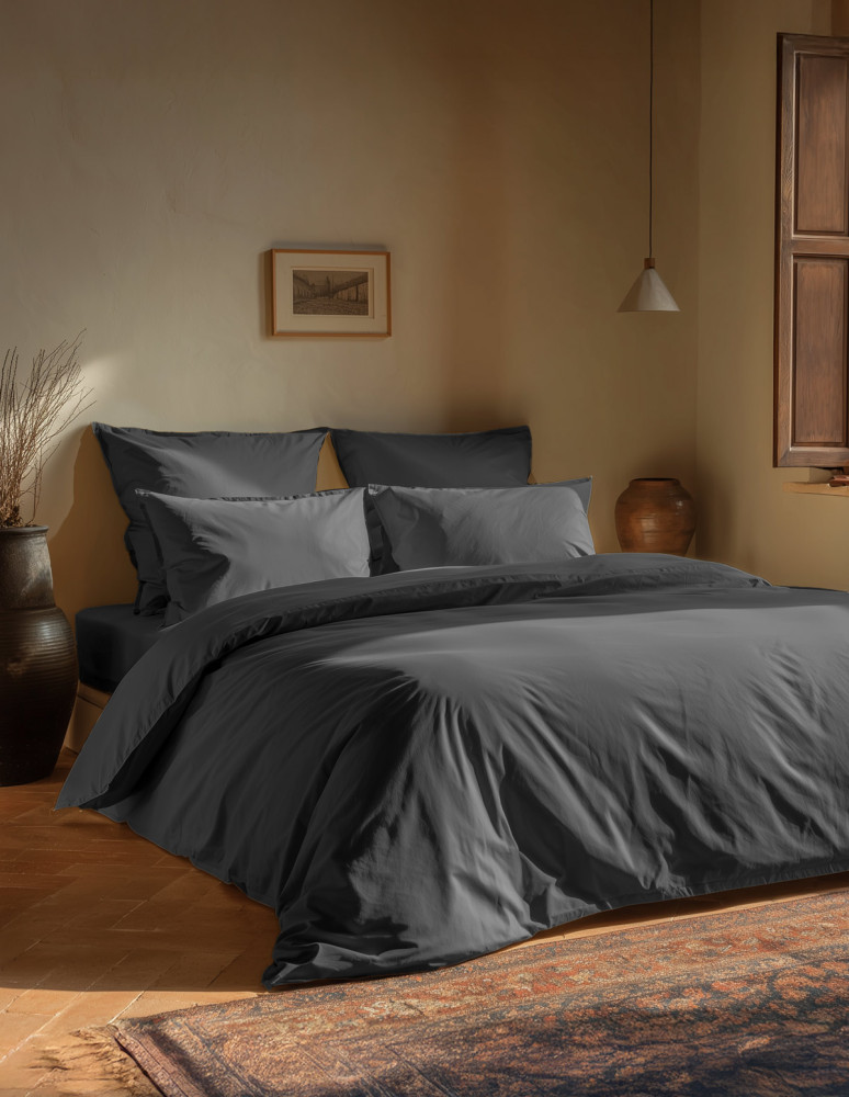 Housse de couette en coton lavé...