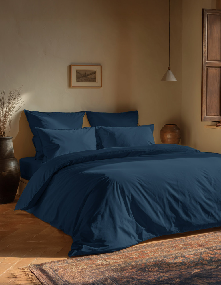 Housse de couette en coton lavé...