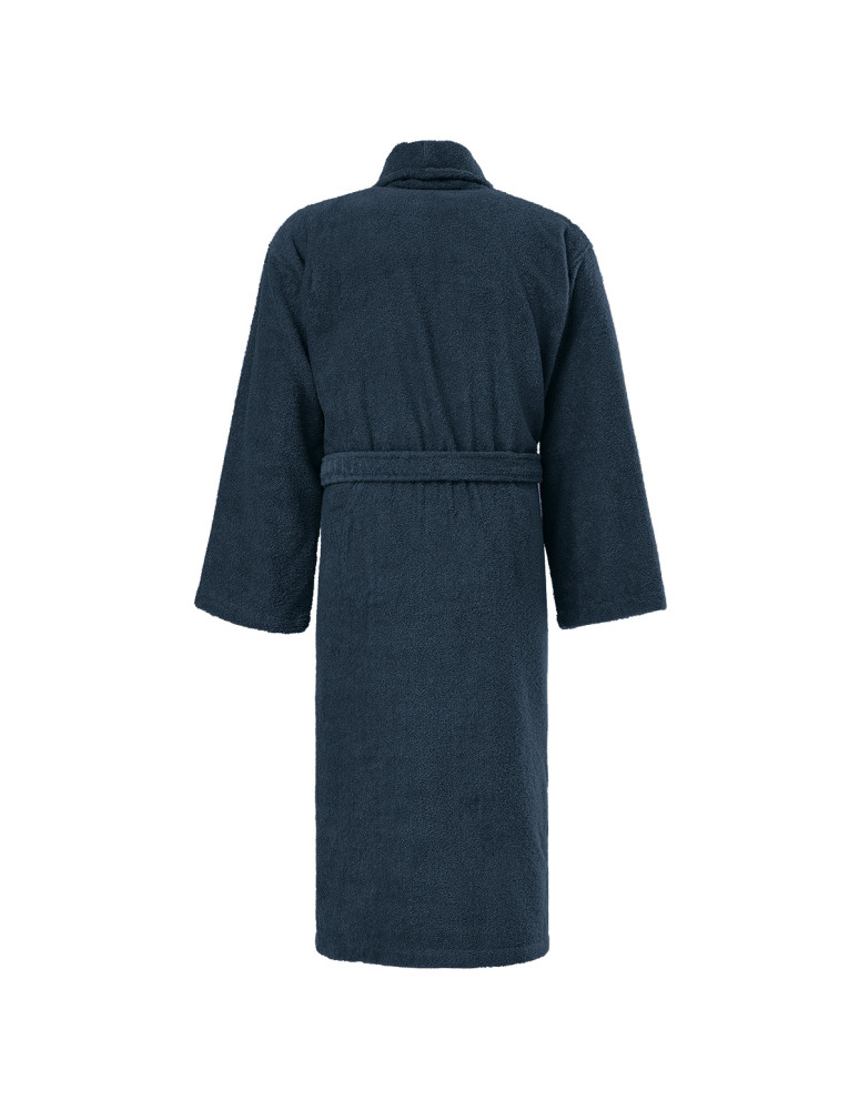 Peignoir col châle en coton...