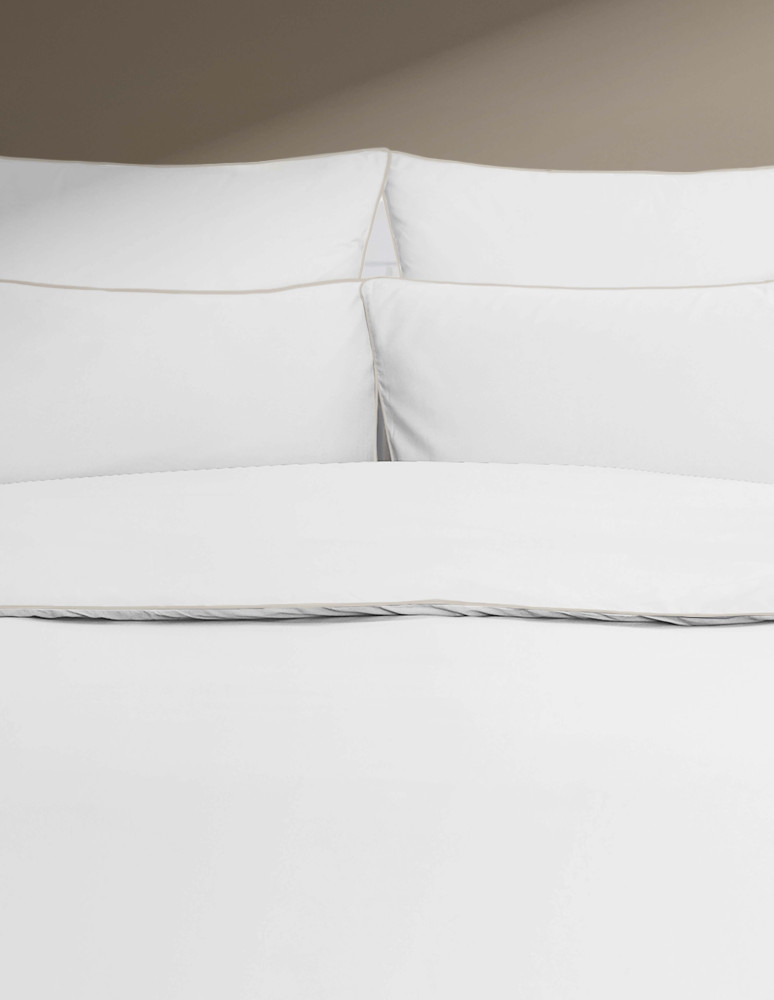 Lot de 2 taies d'oreiller en percale...