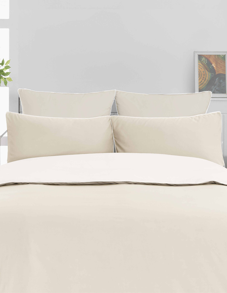 Housse de couette bicolore...