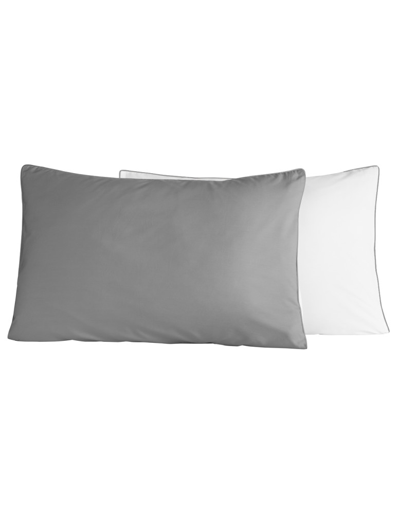 Parure housse de couette percale de...