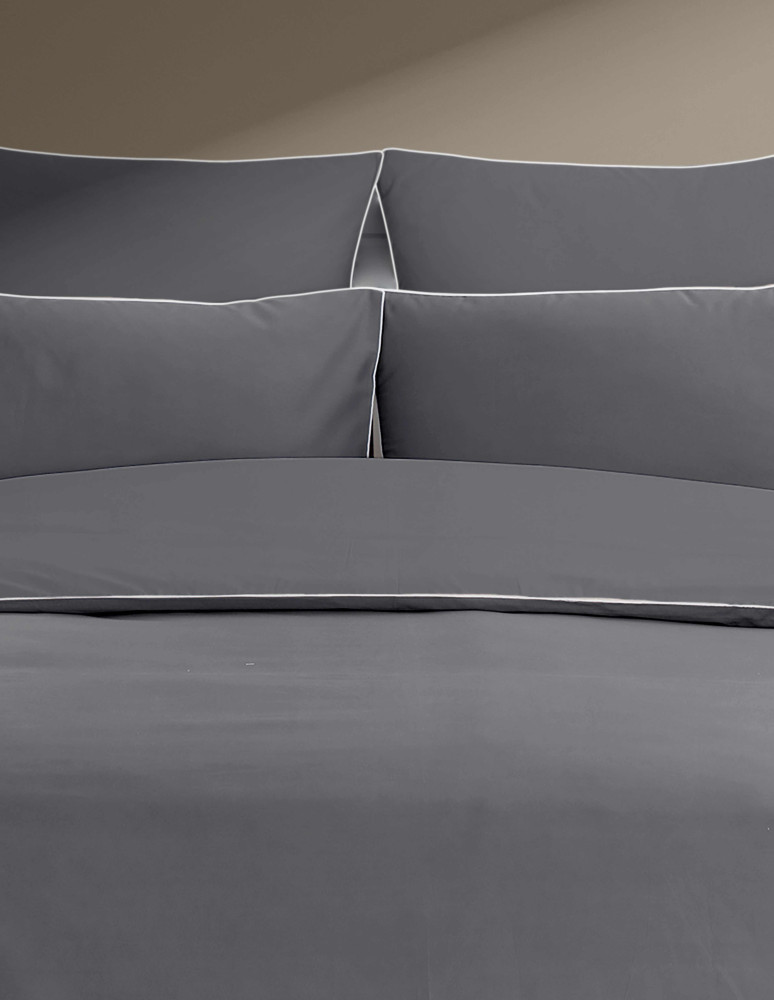 Parure housse de couette percale de...