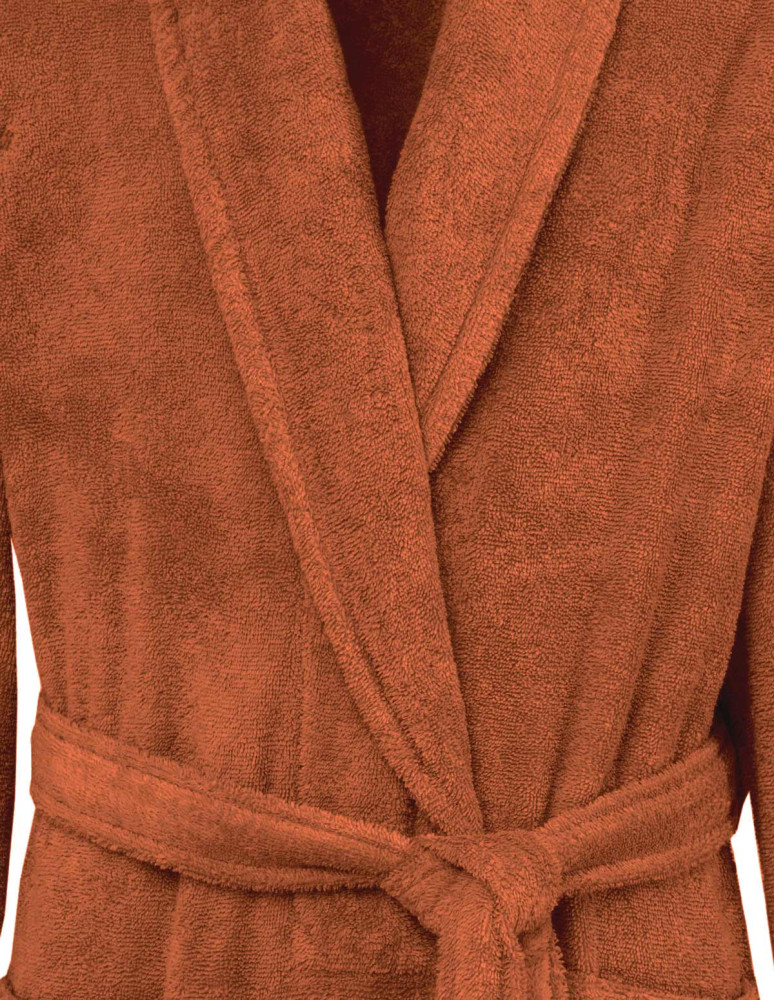 Peignoir éponge homme-femme col châle...