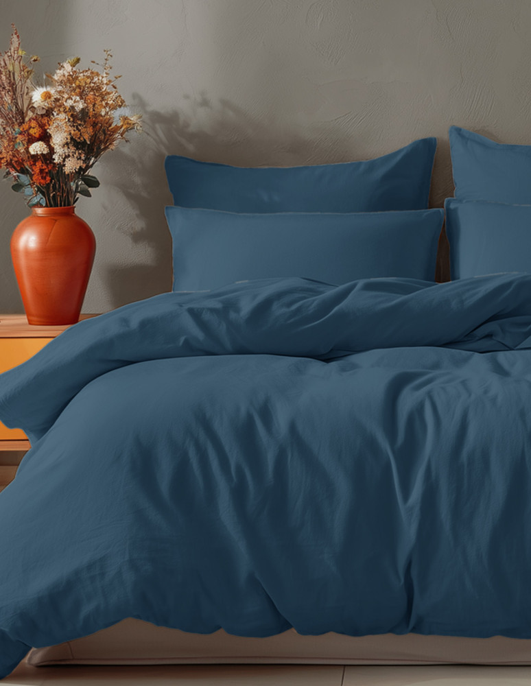 Parure housse de couette avec 2 taies...