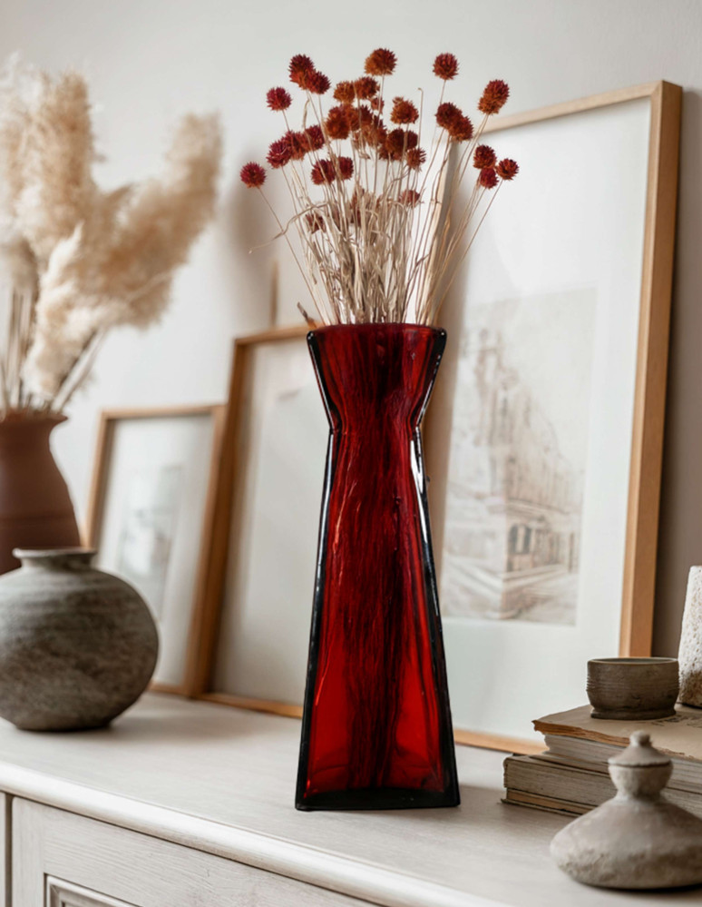 Vase en verre recyclé h 55 cm GOTLAND