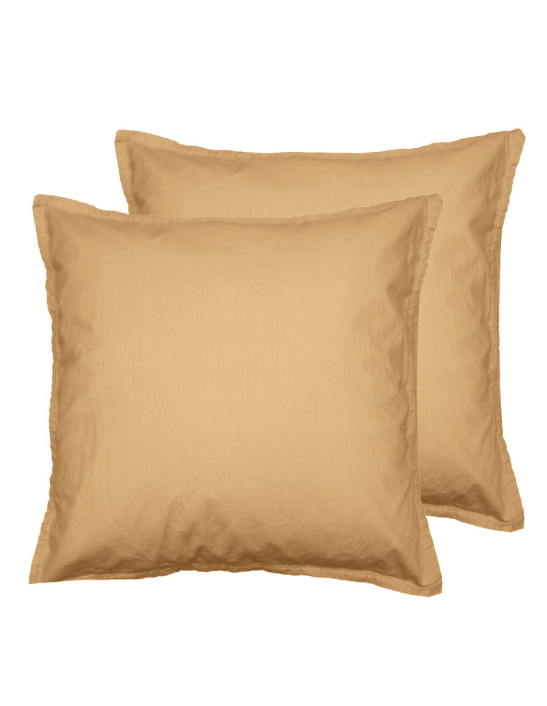 Lot de 2 taies d'oreiller en coton...