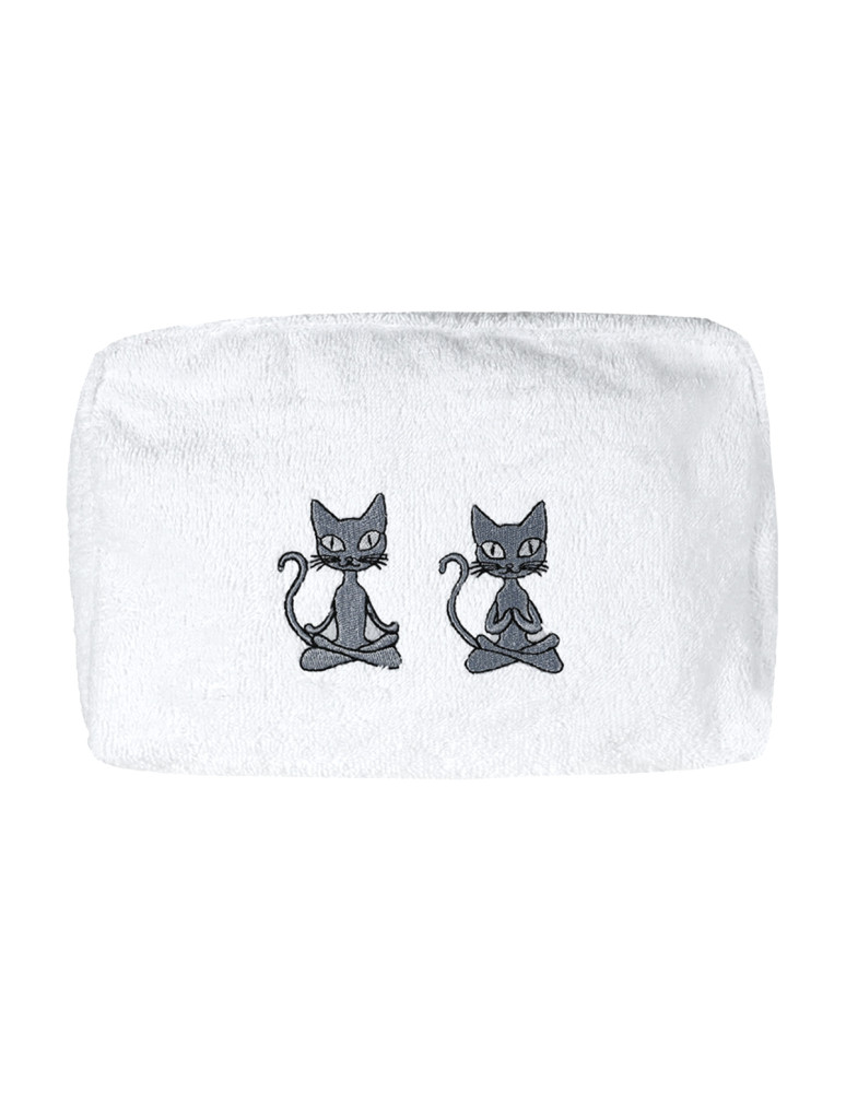 Trousse de toilette brodée YOGI